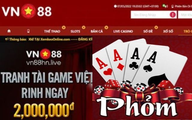 Chơi game đánh phỏm online ở đâu?